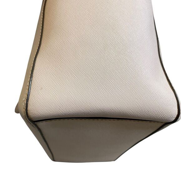 Michael Kors Jet Set Shoulder Tote Bag Powder Blush Pink Leather Large Chain - Picture 9 of 16